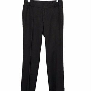 Banana Republic Wool Blend Wide Leg Dress Pants, Brown, Size 6